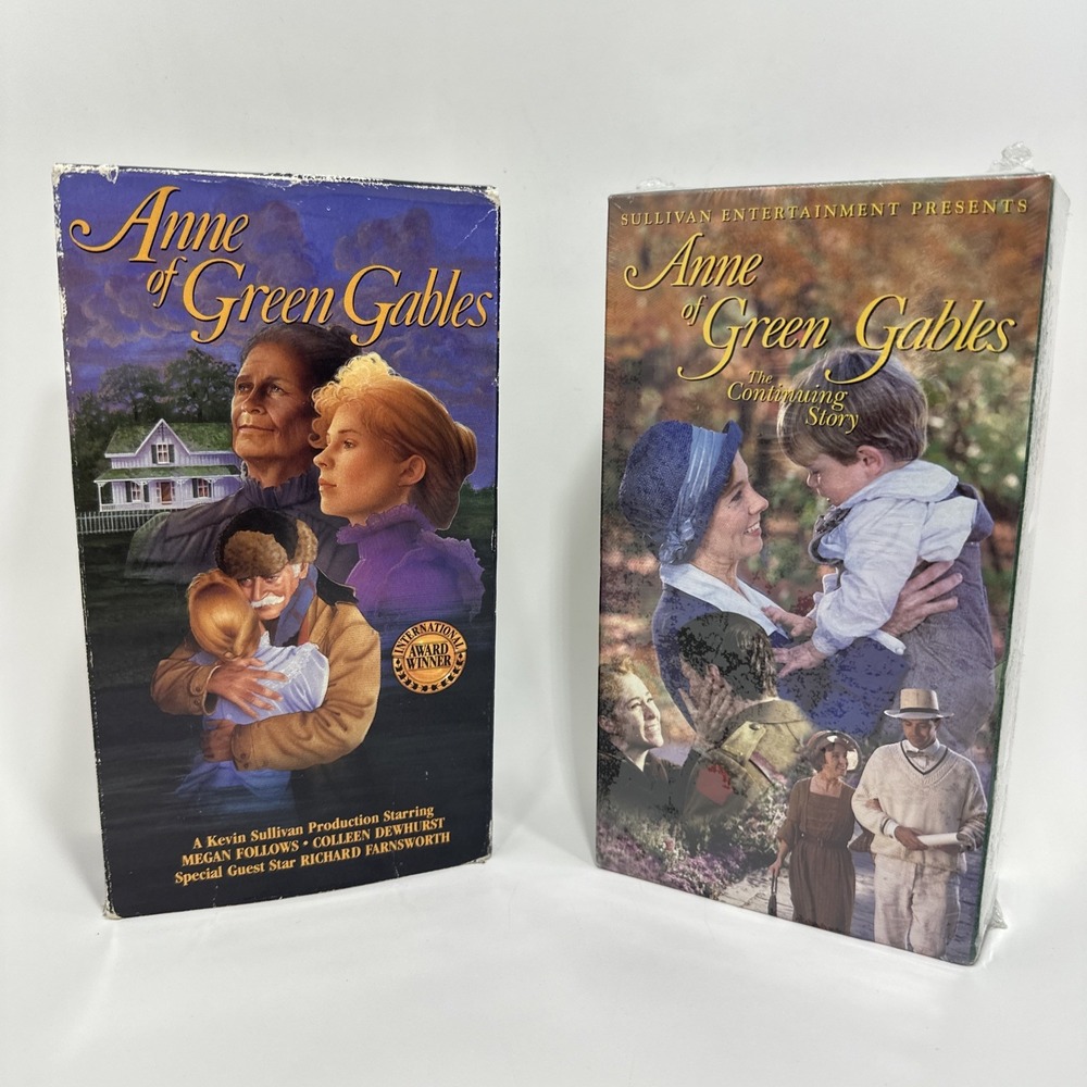 Vintage Walt Disney Anne of Green Gables and The Continuing Story 4 VHS 2 Sealed